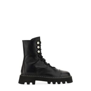 NICHOLAS KIRKWOOD Lace-Up Platform Combat Boots Women BLACK